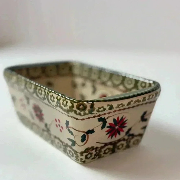Temp-tations by Tara Old World Christmas Mini Loaf Dish 6 3/4” 12 oz - Picture 4 of 5